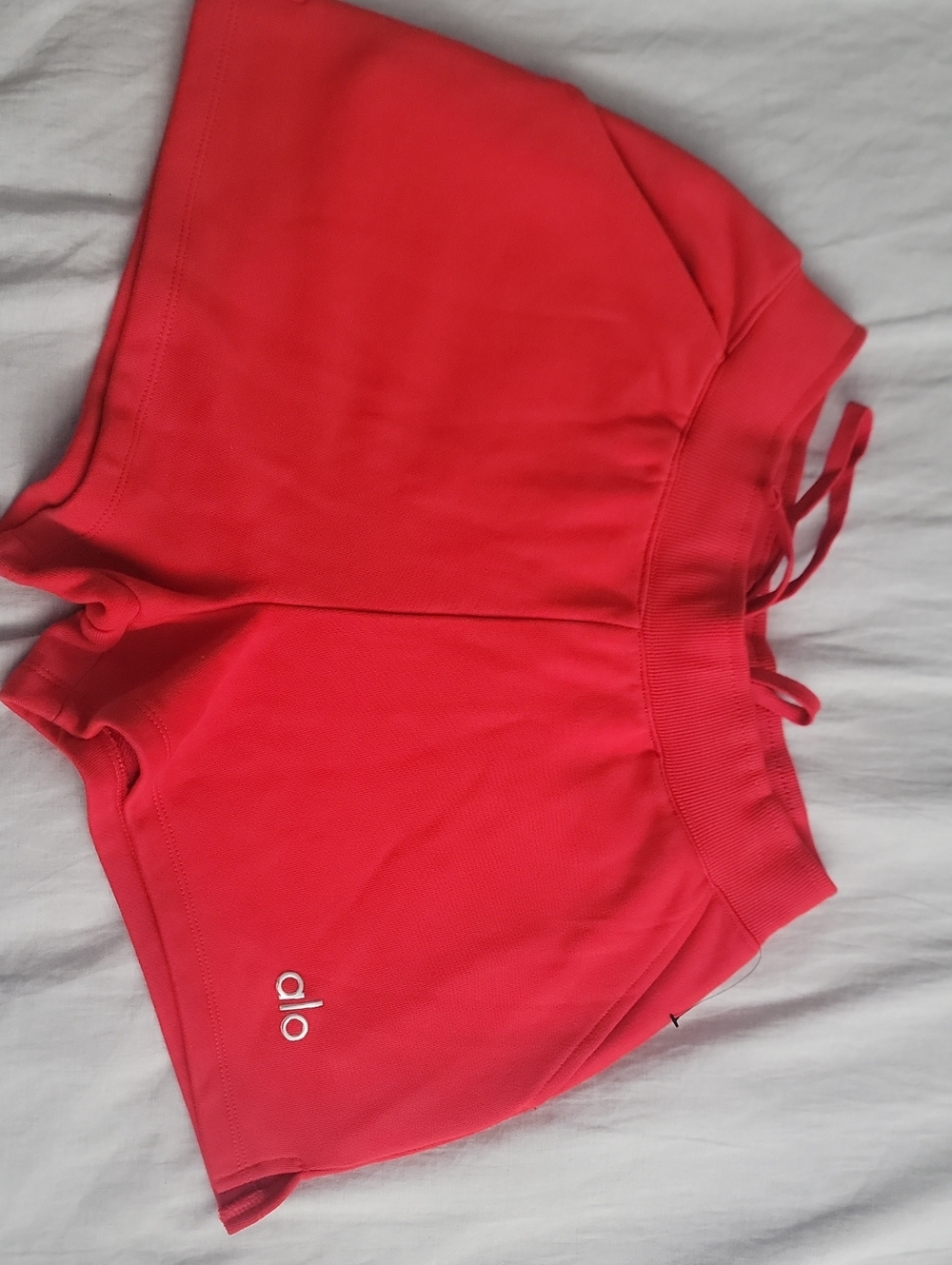 ALO Yoga Coral Athletic Drawstring Shorts